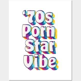 70s Porn Star Vibe Posters and Art